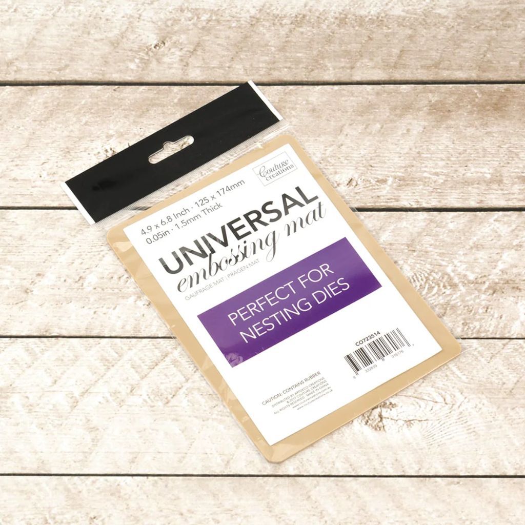 Couture Creations universal embossing mat 4.9x6.8 inch for nesting dies in die-cutting and embossing projects