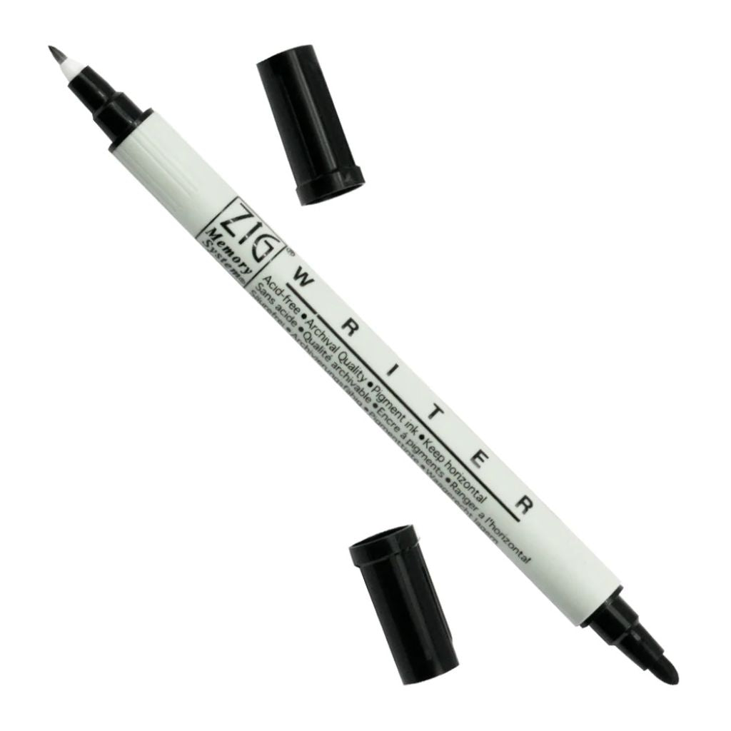 Zig Writer marker pen with black cap on a white background