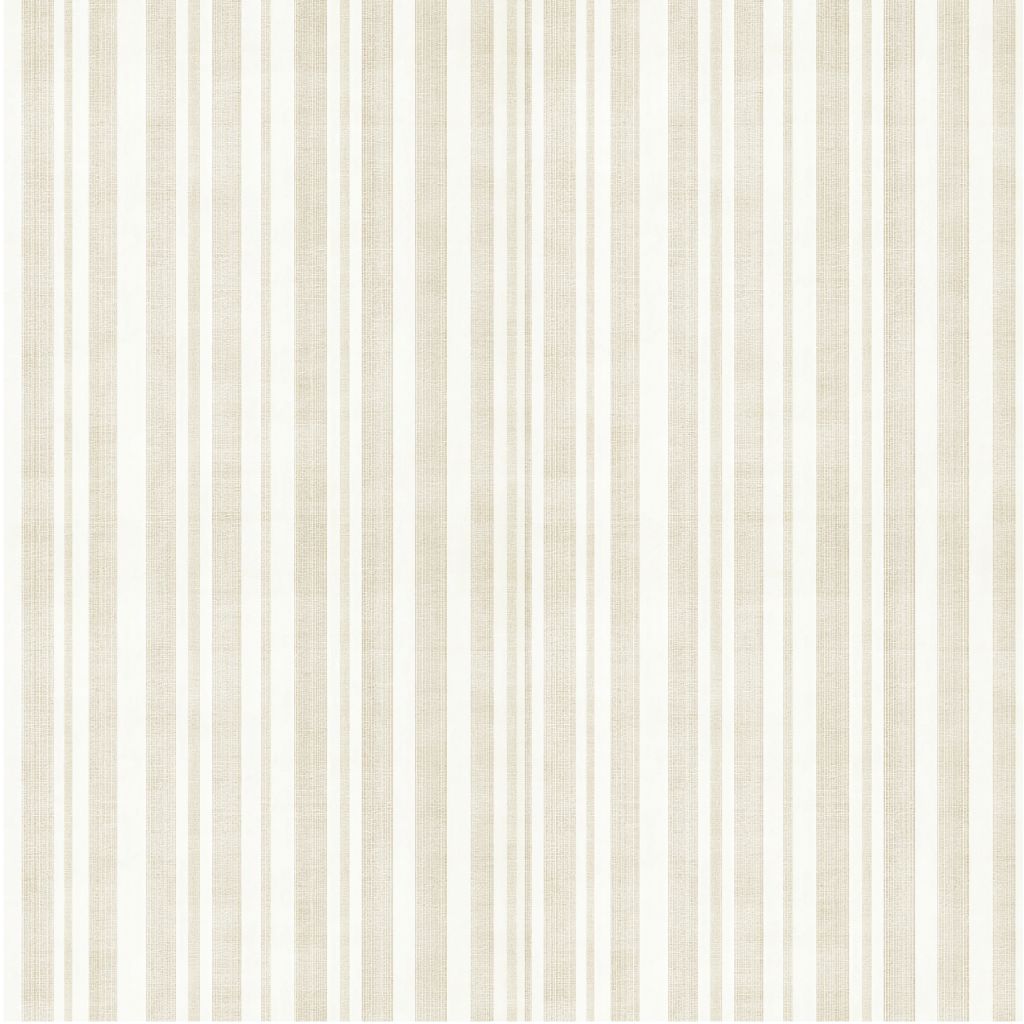 12x12" scrapbook paper with a simple vertical stripe pattern in soft beige and off‑white tones, offering a clean and classic coordinating background.