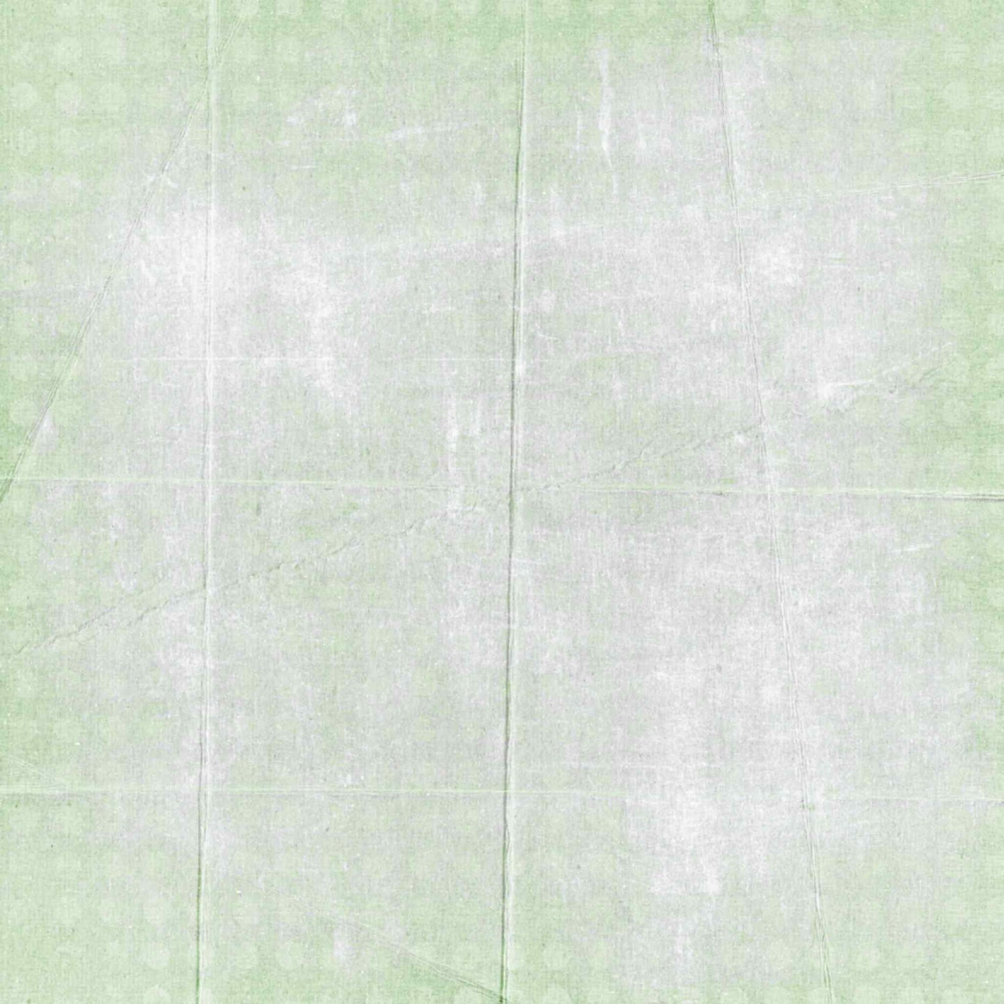 Uniquely Creative Delighted Curiosities Foliage Whispers 12x12 paper reverse side, featuring a soft mottled mint and white grid pattern