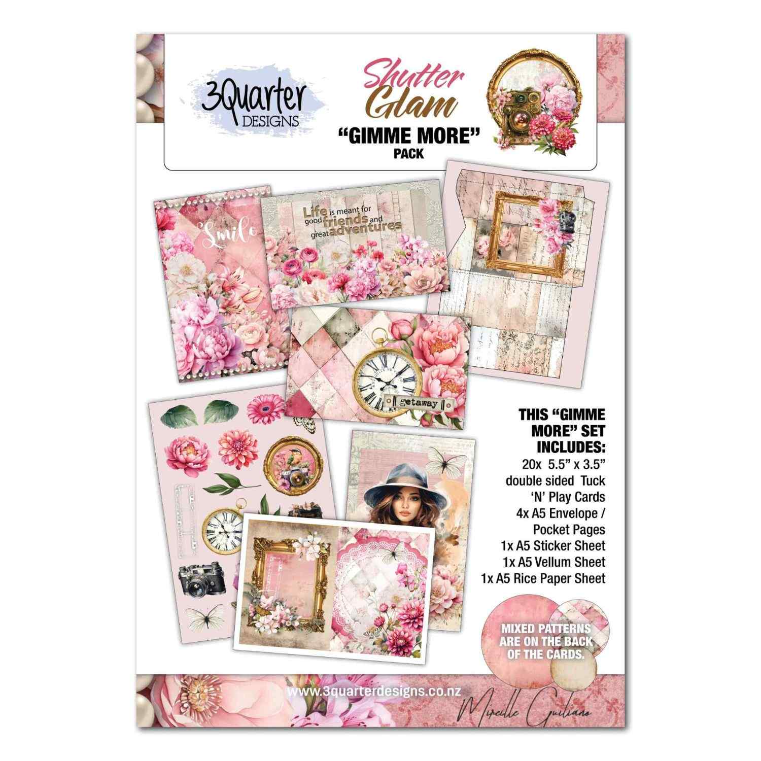 3Quarter Designs Shutter Glam Gimme More Pack front cover