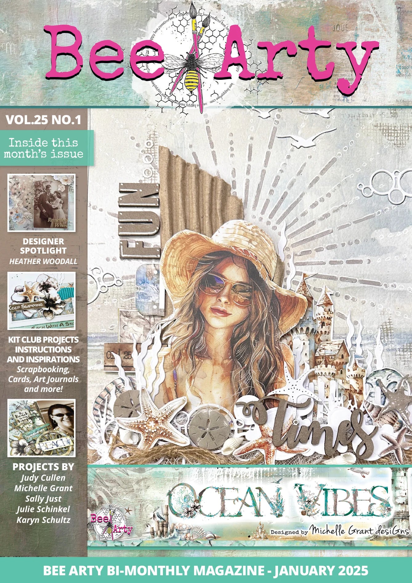 Bee Arty Ocean Vibes Magazine – January 2025 