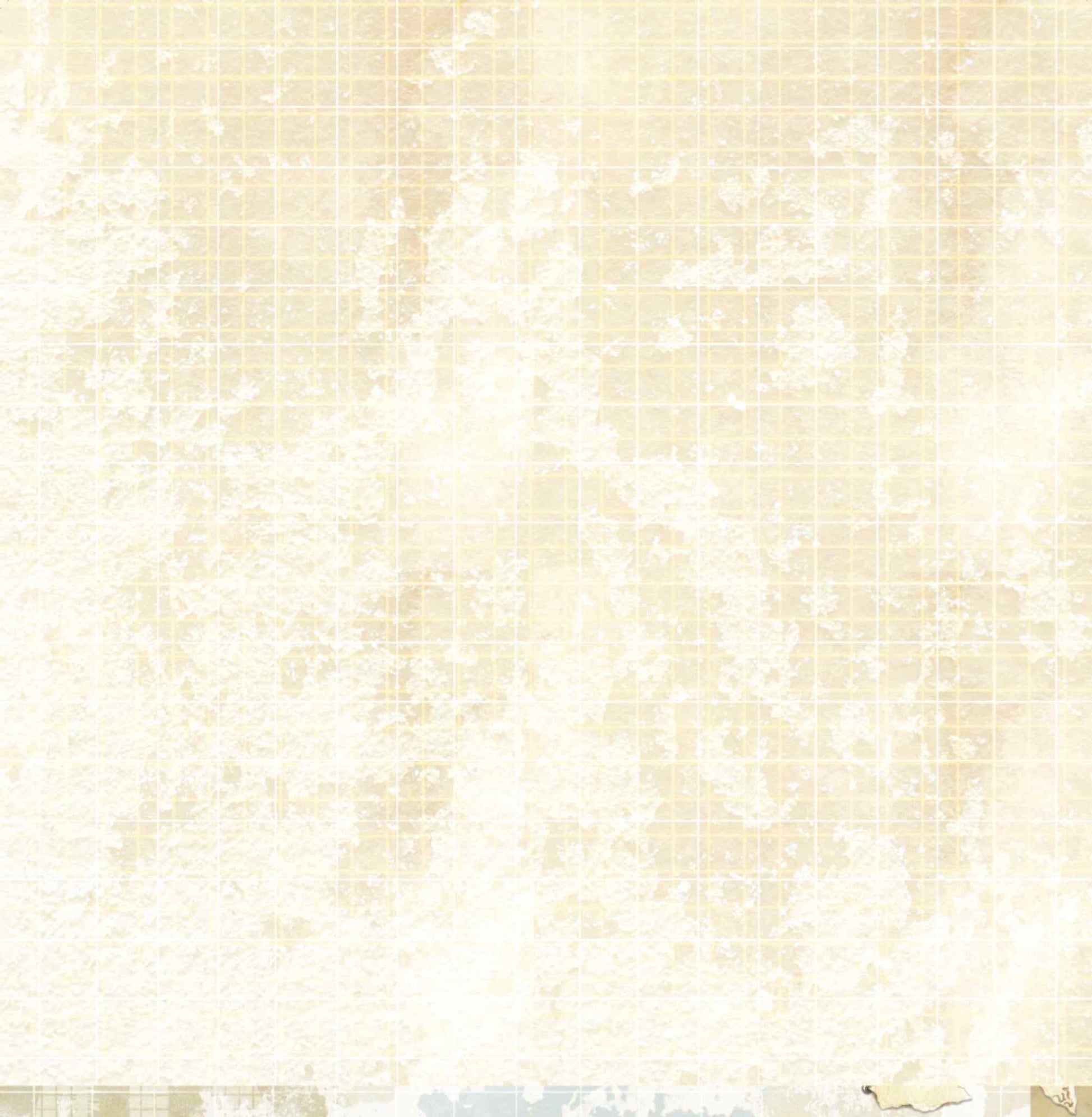 Bee Arty Schoolday Stories Workshop 12x12 scrapbooking paper - reverse side showing aged parchment background with subtle distressed grid texture in warm cream