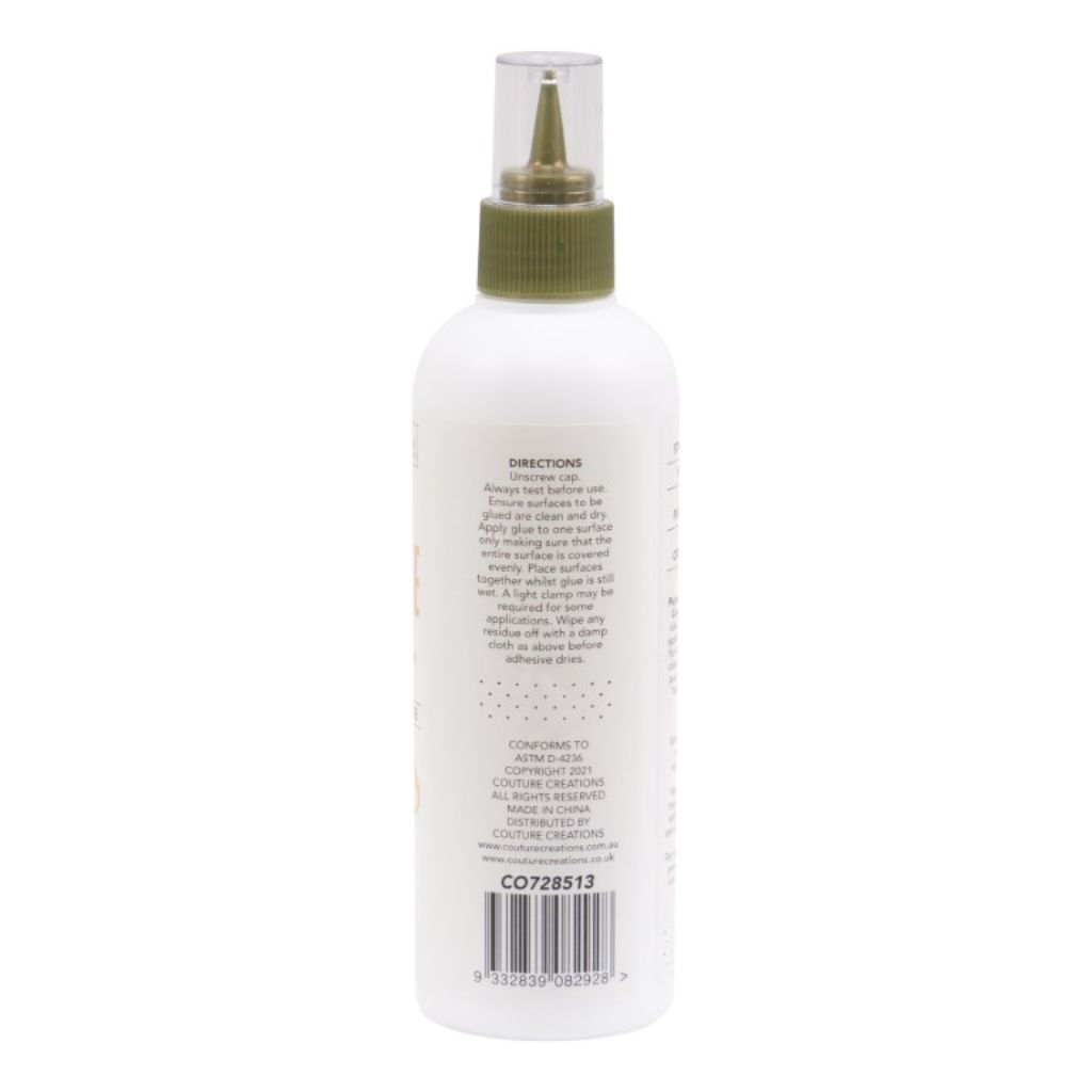 White bottle with a gold cap on a white background