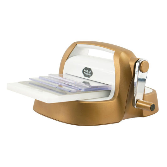 GoCut & Emboss machine with plates stacked in. 