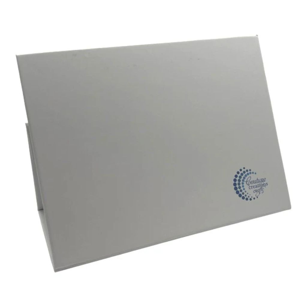 Magnetic Die Storage Stand set up on a white background. 