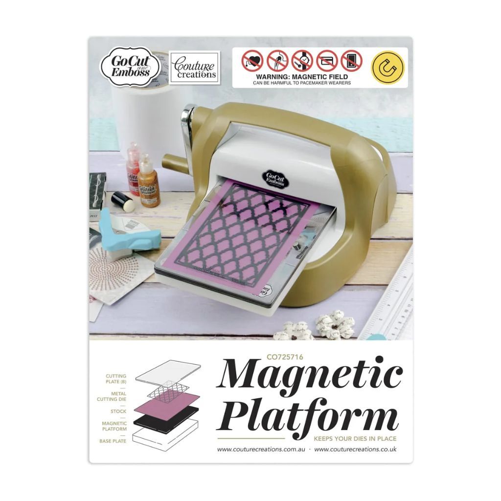 Couture Creations Magnetic Platform packaging with product image and branding.