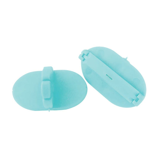 Two teal coloured cutting blades for the Couture Creations or Kaszazz Paper Trimmers.