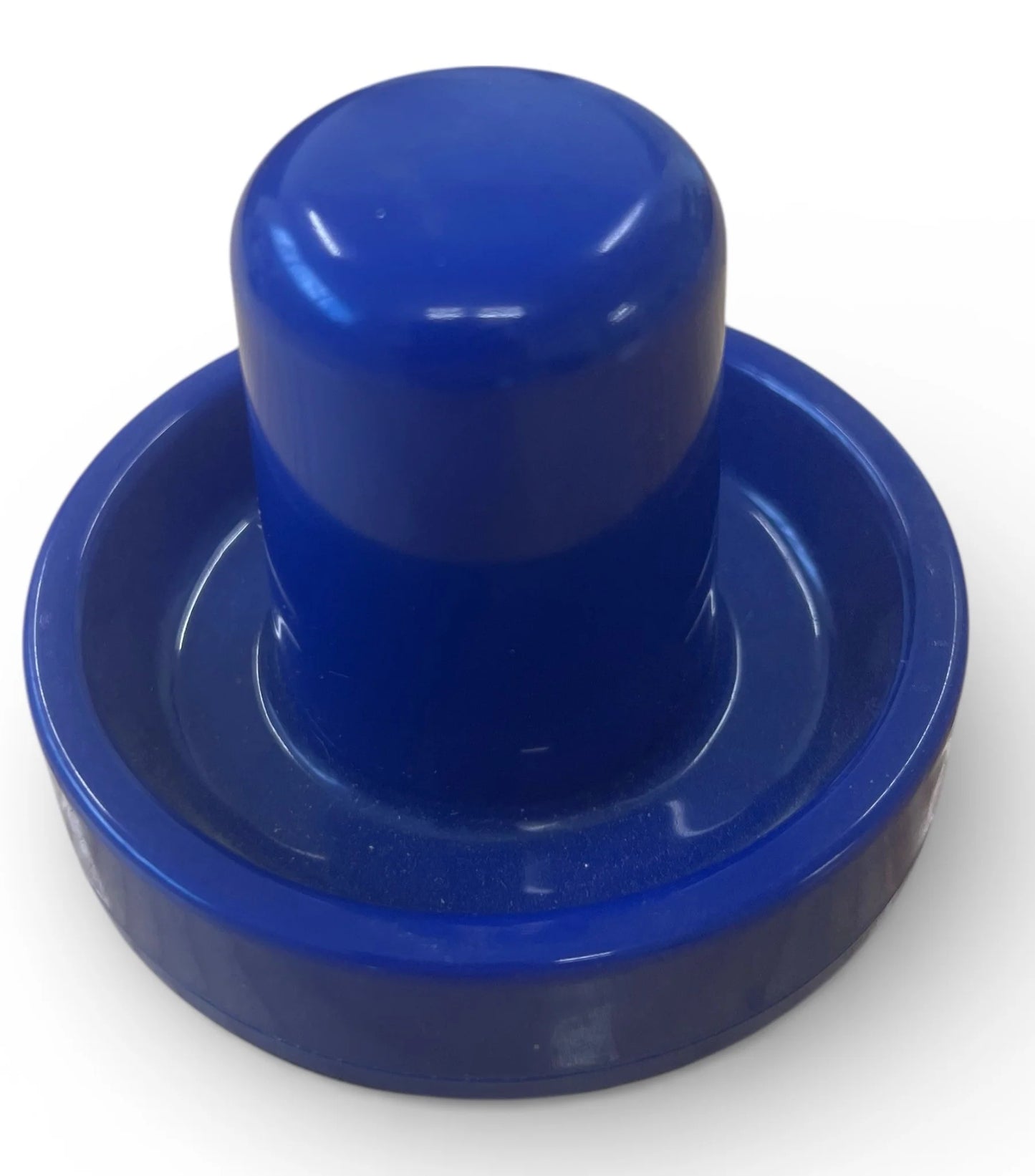 Couture Creations Stamp Pressing Tool blue plastic presser with soft felt head for even stamping pressure on white background