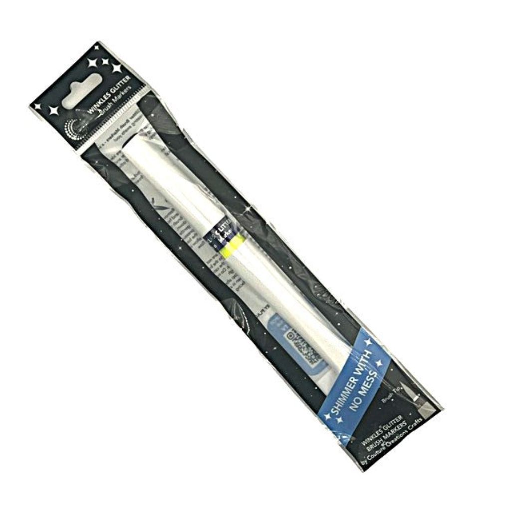 Prussian Blue  Winkles Glitter Brush Marker in it's packet