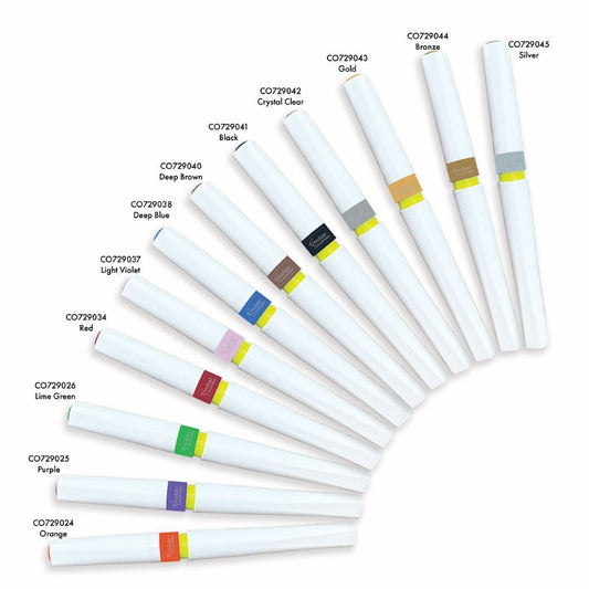 Set of Winkles Glitter Markers in various colours on a white background