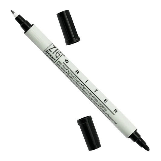 Zig Writer marker pen with black cap on a white background
