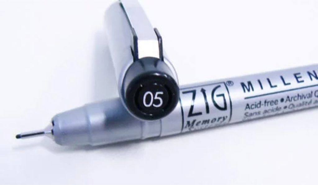 Zig Memory Marker pen on a white background