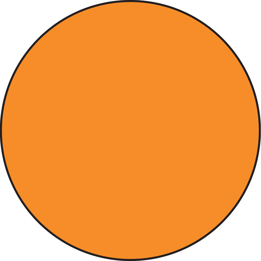 Ranger Distress Oxide Carved Pumpkin colour sample spot
