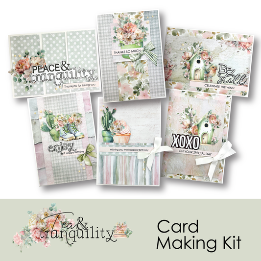 Tea & Tranquility - Card Making Kit