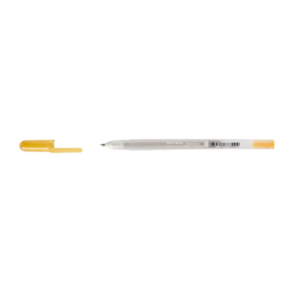 Sakura Gelly Roll metallic gold gel pen for opaque shimmer on card making and scrapbooking projects