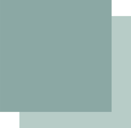 Seafoam double-sided cardstock showing front and reverse tonal shades by Uniquely Creative