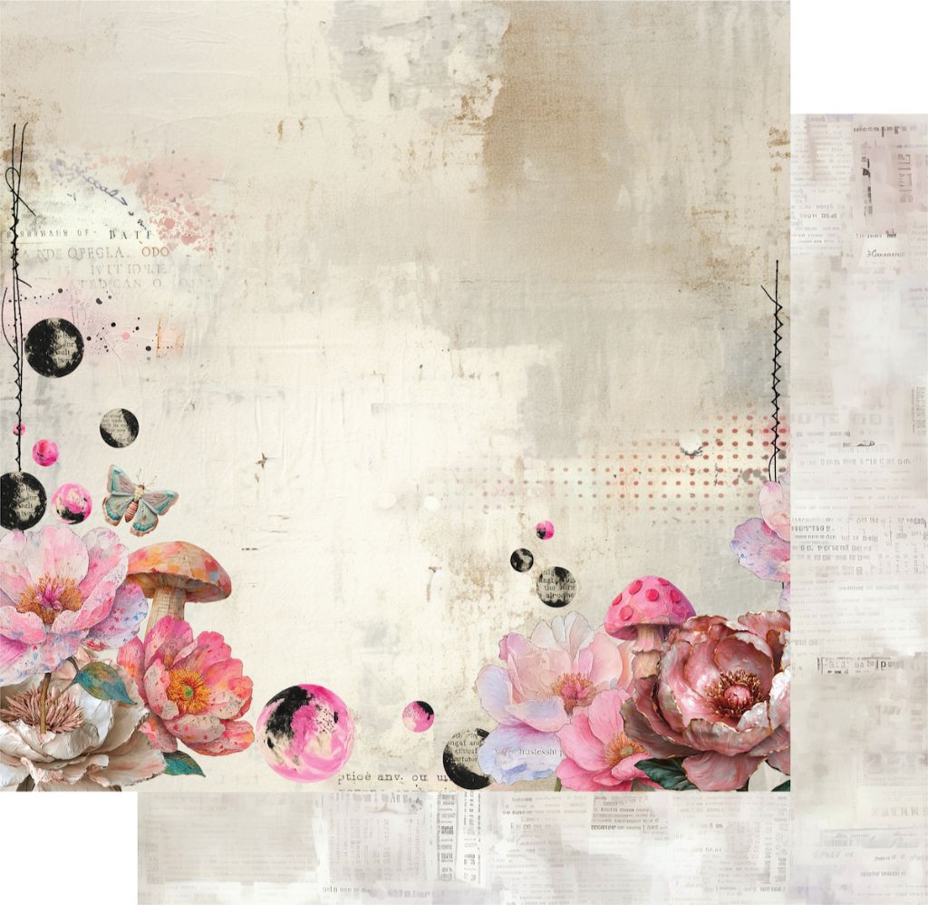 Dressed in Daydreams - Once in a Bloom 12x12 Paper