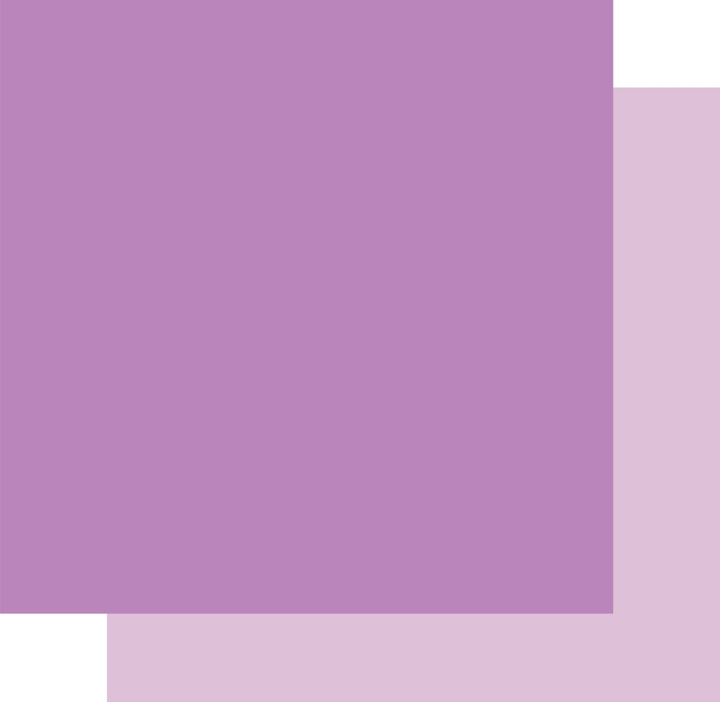 Uniquely Creative Lilac double-sided 12x12 cardstock showing soft medium purple and pale pink tones
