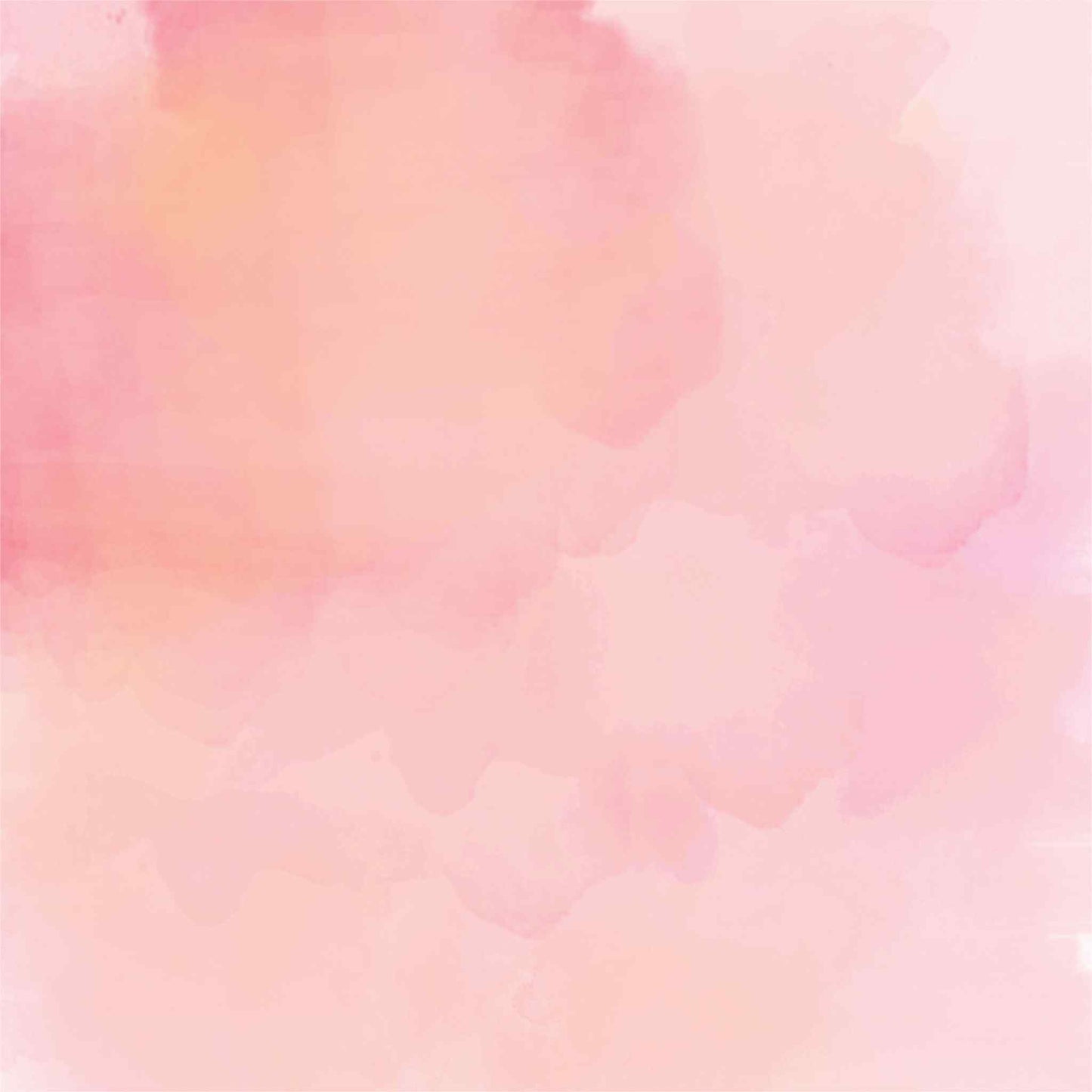 Reverse side of Uniquely Creative Oh So Lovely Oh My Goodness 12x12 paper showing a soft watercolour wash in blush pink, peach and mauve tones