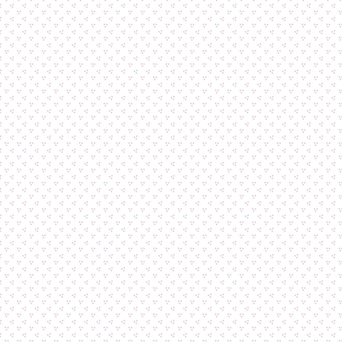 Reverse side of Uniquely Creative Oh So Lovely Oh My Stars 12x12 paper showing a white background with an all-over delicate tiny dot pattern in soft blush and lavender