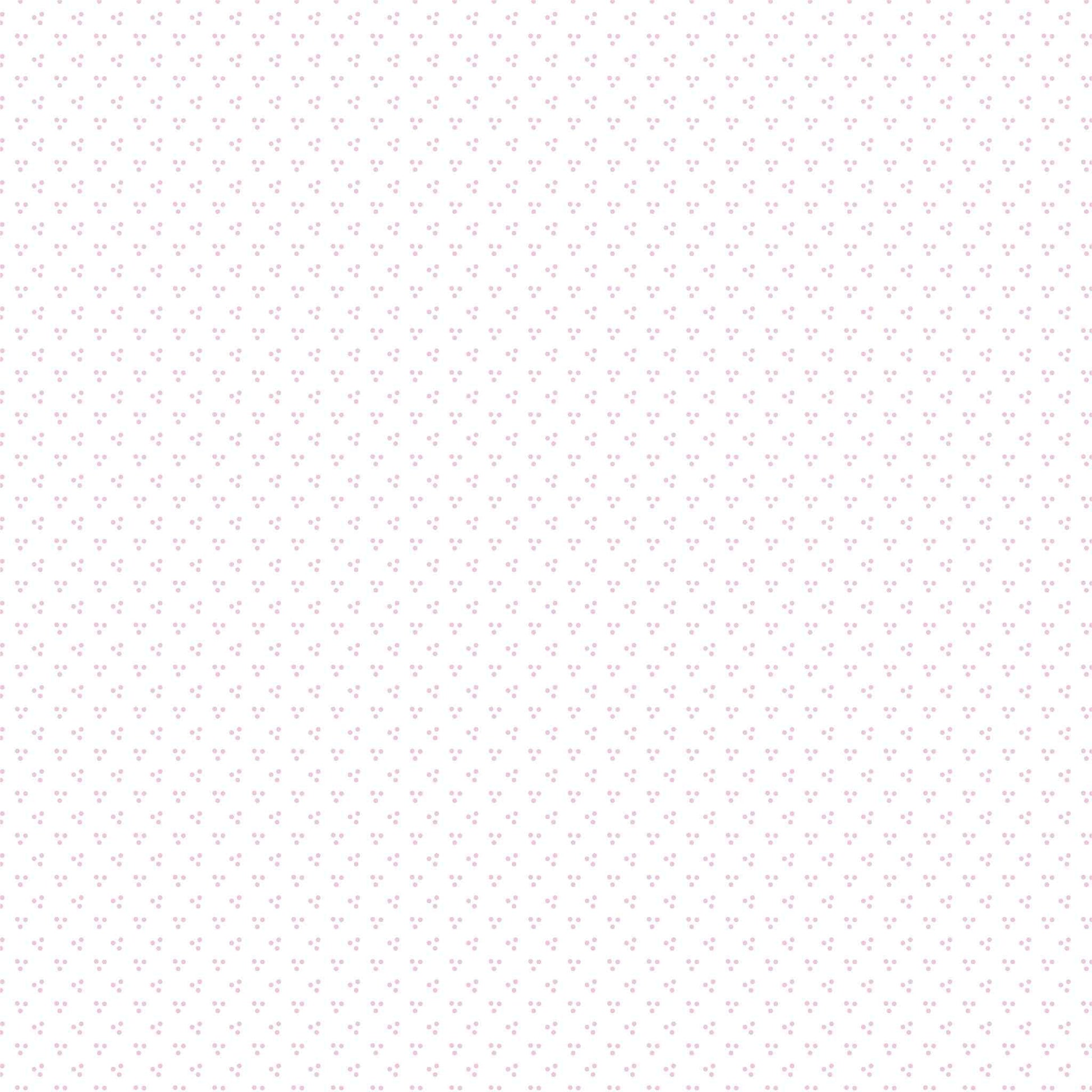 Reverse side of Uniquely Creative Oh So Lovely Oh My Stars 12x12 paper showing a white background with an all-over delicate tiny dot pattern in soft blush and lavender
