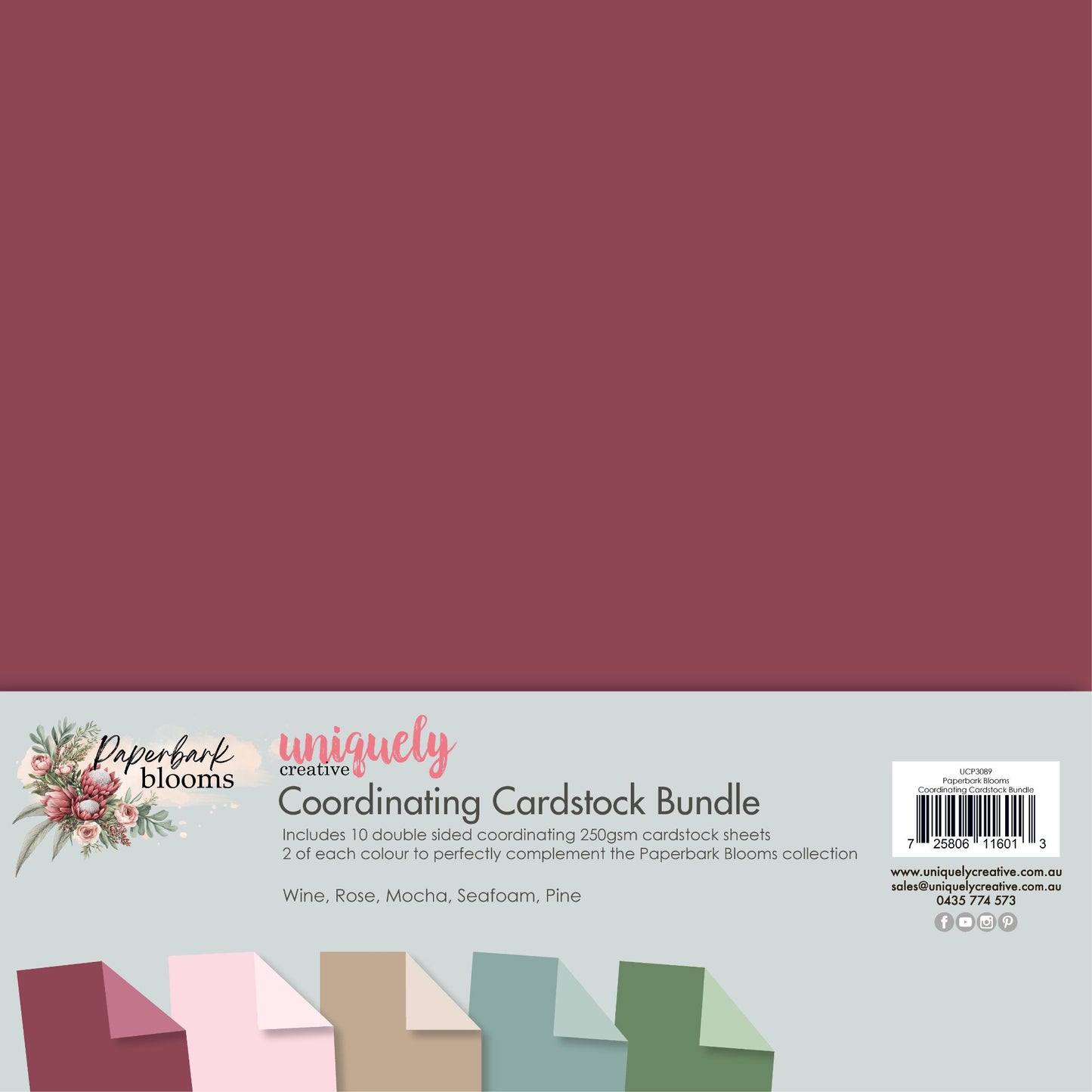 Paperbark Blooms - Coordinating Cardstock Bundle