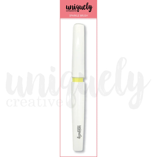 Uniquely Creative Clear Sparkle Brush in retail packaging