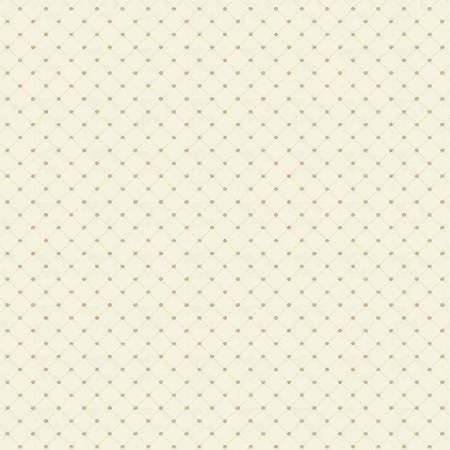 Uniquely Creative Sweet As Honey A Little Lovely 12x12 paper reverse side, soft warm cream background with an all-over tonal sage green mini dot and diamond grid pattern 