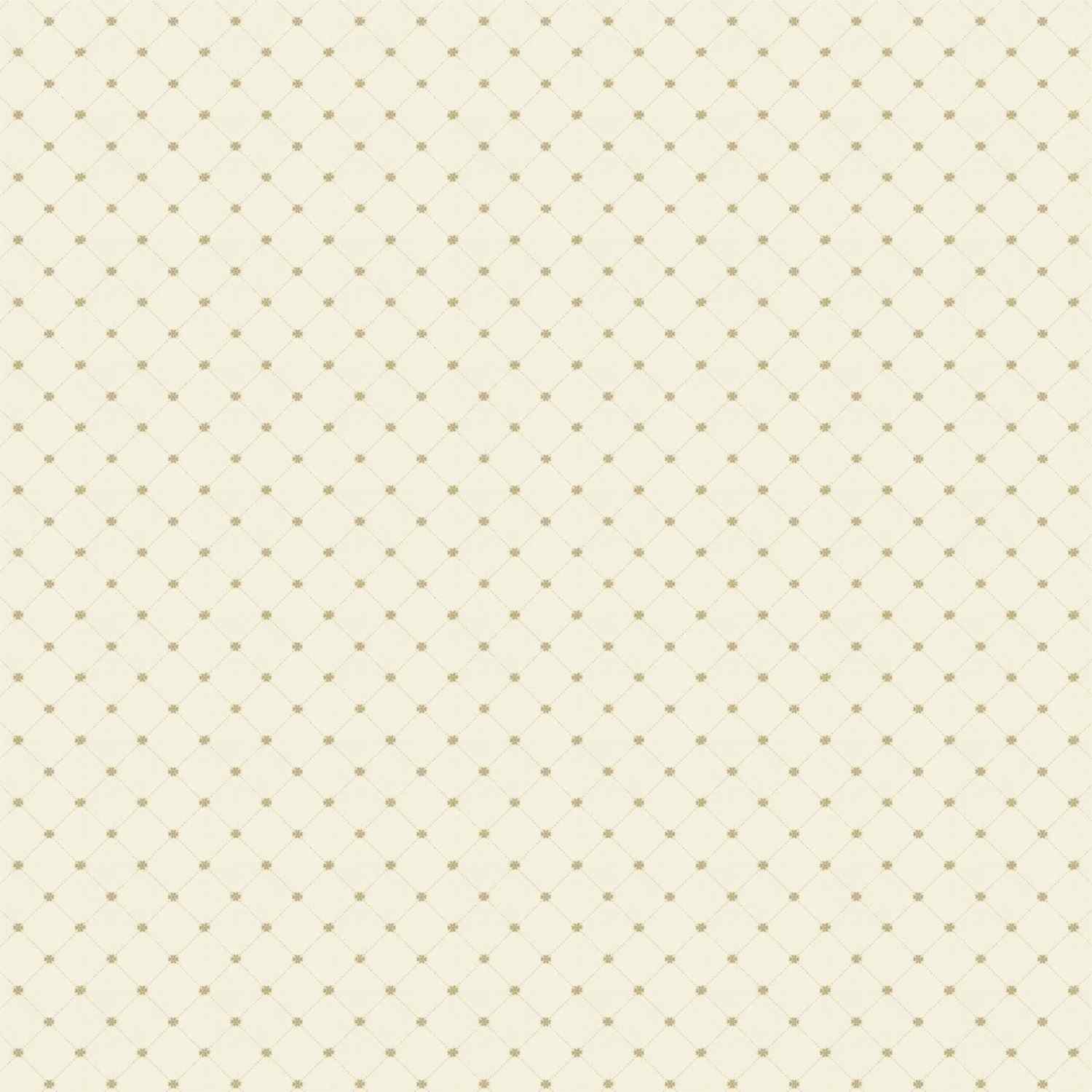 Uniquely Creative Sweet As Honey A Little Lovely 12x12 paper reverse side, soft warm cream background with an all-over tonal sage green mini dot and diamond grid pattern 