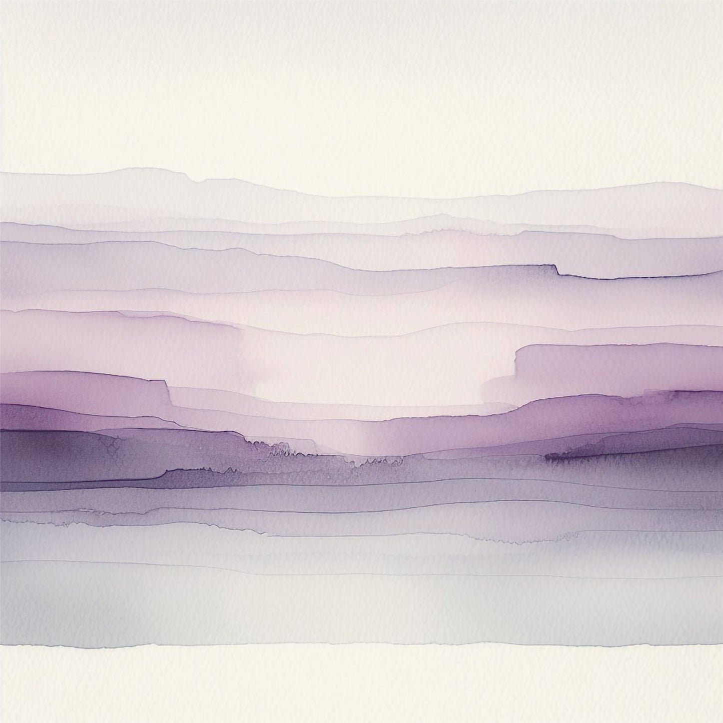 Reverse side of Uniquely Creative Ultraviolet Delight Lavender Breeze paper showing purple watercolour layers