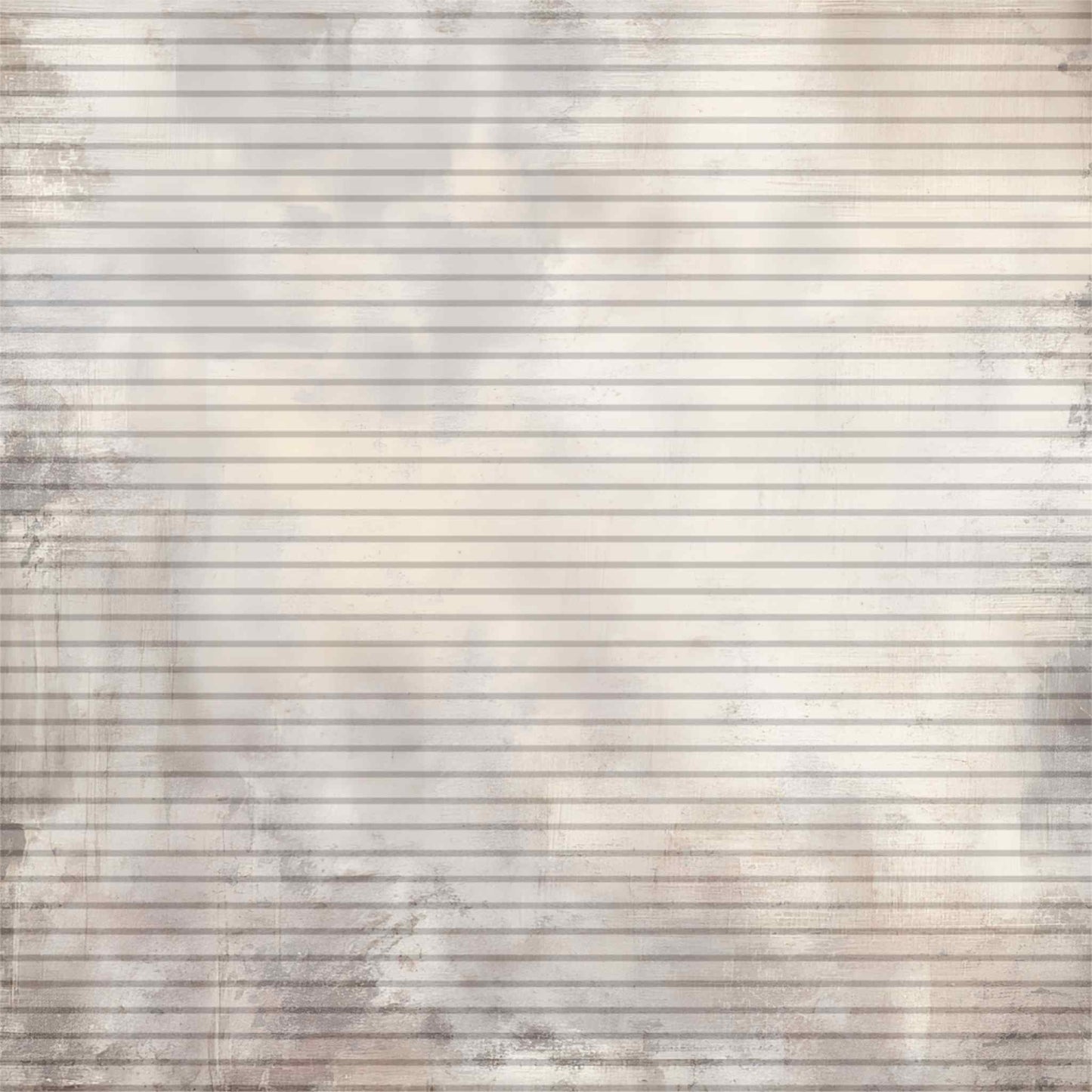Uniquely Creative Wings and Wheels Across the Sea 12x12 paper reverse side, soft cream and grey horizontal stripe pattern with distressed texture