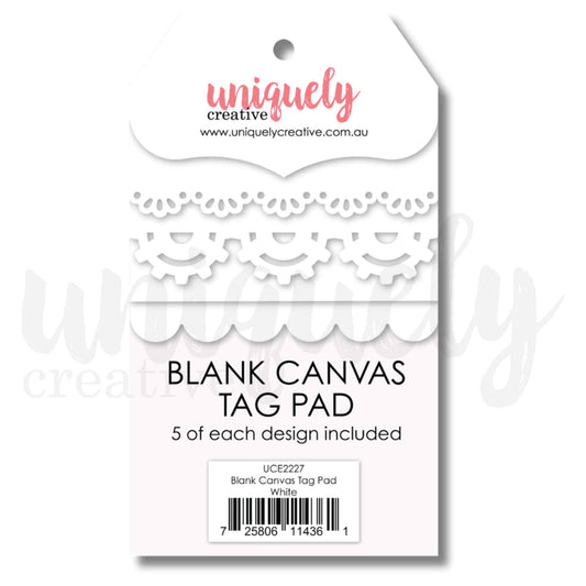 Blank Canvas Tag Pad - White