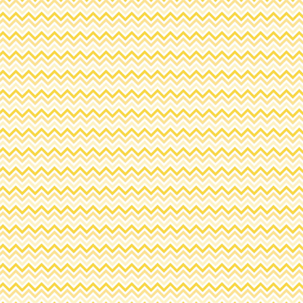 Yellow and white chevron pattern on reverse side of Uniquely Creative Superstar 12x12 scrapbook paper