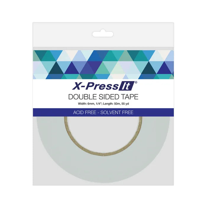 X-Press It 6mm double-sided tape packaging perfect for card making and scrapbooking